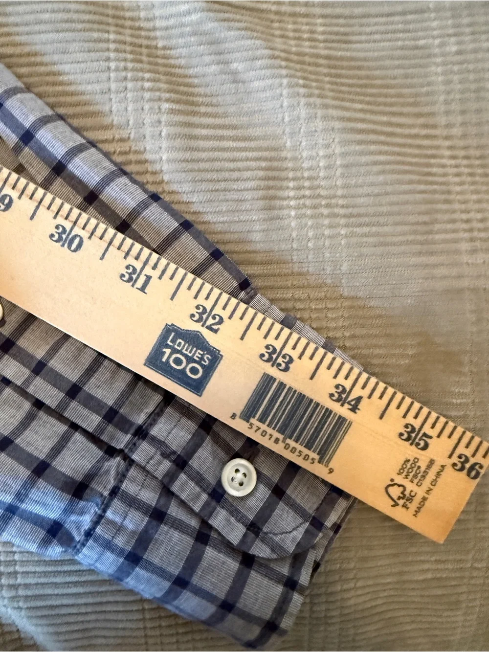 J.Crew Button-Down Plaid Shirt – Men’s Large